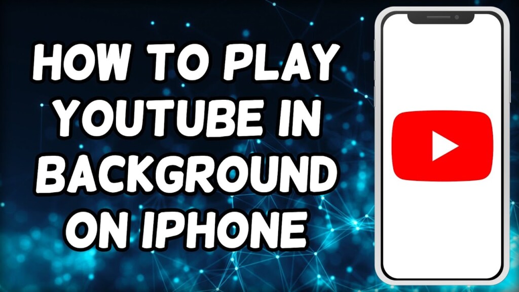 How To Play YouTube In Background On iPhone (2023)