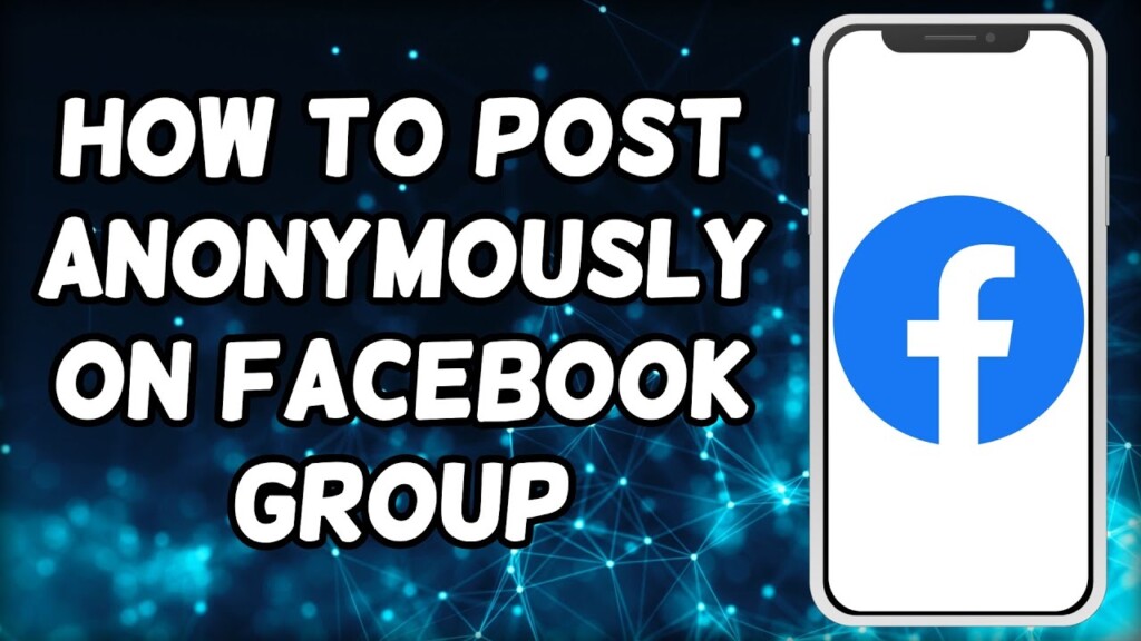 How To Post Anonymously On Facebook Group (2023)