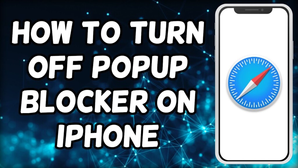 How To Turn Off Popup Blocker On iPhone (2023)