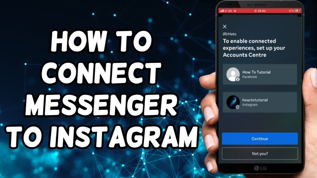 How To Connect Messenger To Instagram (2023)