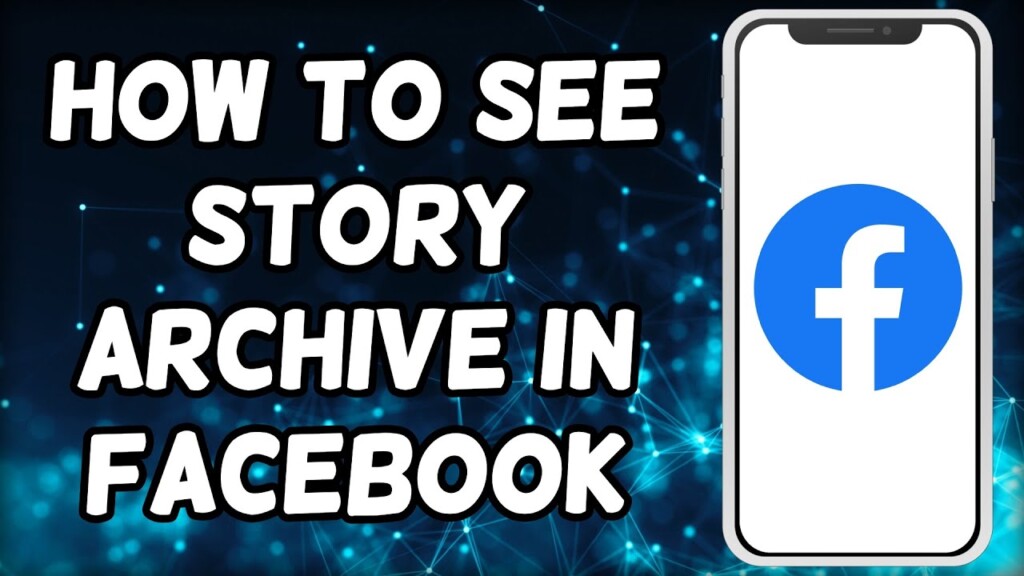 How To See Story Archive In Facebook (2023)