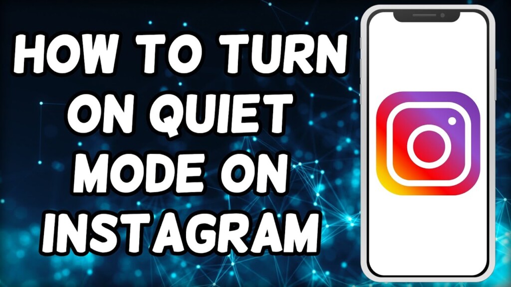 How To Turn On Quiet Mode on Instagram (2023)