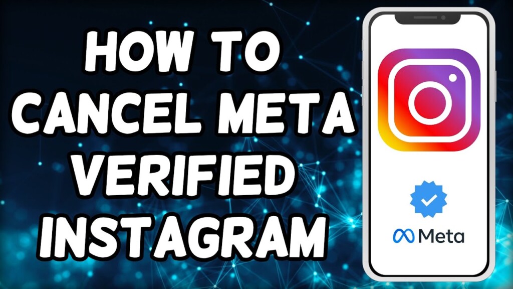 How To Cancel Meta Verified Instagram (2024)