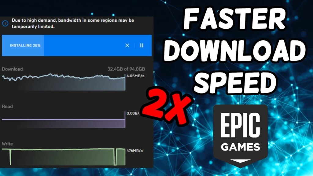 How To Increase Epic Games Launcher Download Speed (FASTER)