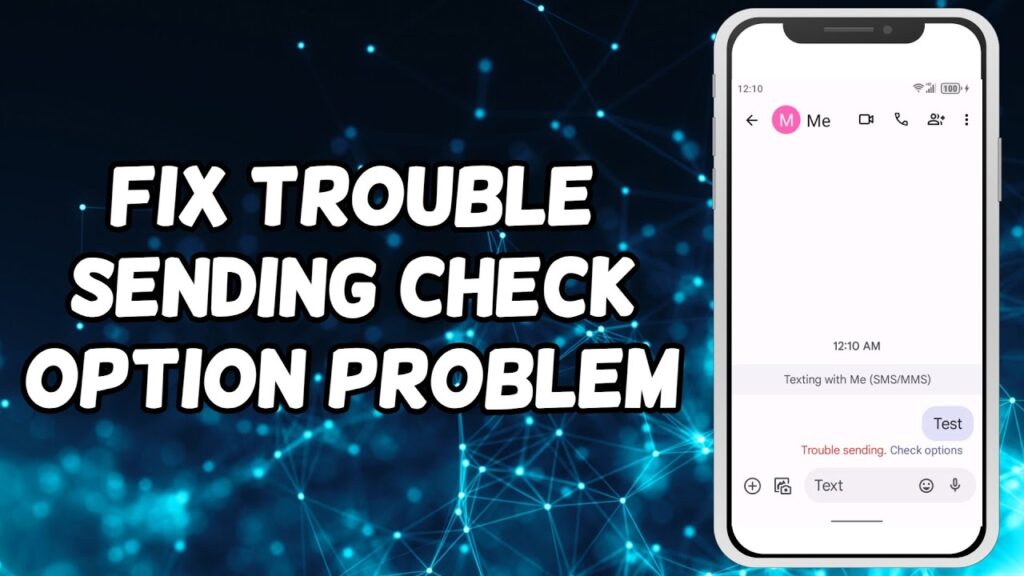 Fix Trouble Sending Check Option Problem | Messages Trouble Sending Problem